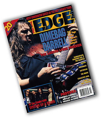 APRIL 2005 METAL EDGE rock and roll magazine DARRELL music 